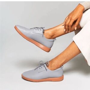 Gray Leather Shoes Ponto